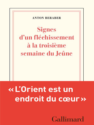 cover image of Signes d'un fléchissement à la troisième semaine du Jeûne